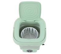 Lavatrice Portatile e Pieghevole 8L, Basso Rumore, Verde Menta, Spina-USA