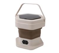 Lavatrice Portatile, Mini Lavanderia Design Pieghevole Design 8L di capacità 8L per Calzini da Abbigliamento Asciugamani Piccoli Tappeti Piccoli (Cachi)