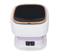 Lavatrice Portatile, Mini Lavatrice 3 modalità Timer con Tubo di Scarico per Biancheria Intima per Neonati (PURPLE)