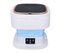 Lavatrice Portatile, Mini Lavatrice 3 modalità Timer con Tubo di Scarico per Biancheria Intima per Neonati (BLUE)