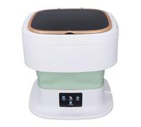 Lavatrice Portatile, Mini Lavatrice 3 modalità Timer con Tubo di Scarico per Biancheria Intima per Neonati (GREEN)
