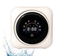 Lavatrice Portatile, Mini Lavatrice-Asciugatrice Con Comandi Touch, 7 Programmi, Asciugatura Ad Aria Calda a 65°c, Lavaggio Ciclonico Caldo-Freddo, Per Calzini E Vestiti per Bambini(Wallmount)