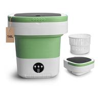Lavatrice portatile, mini lavatrice e asciugatrice centrifuga da 16 litri con pulizia profonda di biancheria intima, vestiti per bambini e piccoli vestiti, piccola rondella pieghevole per