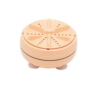 Lavatrice portatile, mini lavatrice multifunzione ad ultrasuoni, completamente automatica, turbina, adatta per viaggi, camper, campeggio, casa o appartamento, lavanderia (rosa)