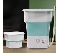 Lavatrice Portatile, Mini Lavatrice Pieghevole, 52L Lavatrice da Campeggio Piccola, per Casa/Viaggio/Campeggio/Dormitorio/Vestiti per Bambini/Calzini/Biancheria Intima