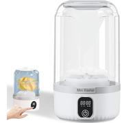 Lavatrice portatile - Mini rondella USB da 1,5 l per la pulizia profonda di biancheria intima, calzini e piccoli bucati, design compatto per appartamenti, camper, hotel, viaggi e campeggio