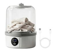 Lavatrice Portatile Per Abiti, 2 Modalità Pulizia Profonda Ricaricabile USB, Piccola Mini Lavatrice per Indumenti, per Appartamento Dormitorio Viaggio Hotel Bucato all'Aperto Biancheria Intima