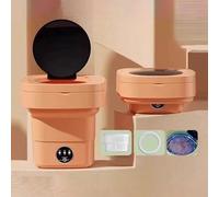 Lavatrice portatile per vestiti, lavatrice portatile mini 9L con luce blu e design agli ioni d'argento, mini lavatrice portatile per appartamento, lavanderia, campeggio, viaggio