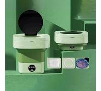 Lavatrice portatile, piccola lavatrice 2 in 1, mini lavatrice pieghevole e centrifuga, per la pulizia di biancheria intima, vestiti per bambini, calzini, piccoli capi delicati (verde, 20 l)