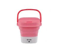 Lavatrice rosa modello 2025, mini lavatrice pieghevole combinata con