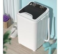 Lavatrici grande capacità 7,5 kg UV luce blu batteriostasi lavatrice completamente automatica 41,5 x 39 x 64 cm per roulotte all'aperto piccoli appartamenti e viaggi (colore: B)