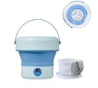 Lavatrici Portatili, Lavatrice Portatile, Lavatrice Pieghevole Lavatrici Piccole - 4,8 L, Display di sincronizzazione, Funzione Luce Blu per Camere, Appartamenti, Campeggio e Viaggi