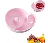 Lavaverdure quattro in uno, cestello di scarico a forma di lumaca, adatto per la preparazione dei pasti in cucina, utensile per lo scolo della cucina