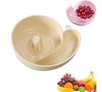 Lavaverdure quattro in uno, cestello di scarico a forma di lumaca, adatto per la preparazione dei pasti in cucina, utensile per lo scolo della cucina