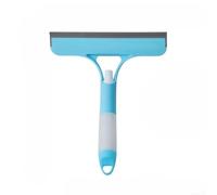 Lavavetri 3 in 1 con manico ergonomico e flacone spray integrato per la pulizia delle strisce su varie superfici, tra cui auto, casa e cucina in vetro (blu)