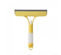 Lavavetri 3 in 1 con manico ergonomico e flacone spray integrato per la pulizia delle strisce su varie superfici, tra cui auto, casa e cucina in vetro (giallo)