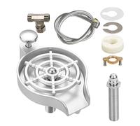 Lavavetri - 6,5 x 4,72 x 2,99 pollici, in acciaio ad alta pressione, 2 in 1, lavabo, lavabi da cucina, pulitore durevole | strumento per bicchieri