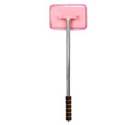 Lavavetri automatici: asta di estensione in materiale ABS in microfibra, manico antiscivolo, copertura tampone in tessuto riutilizzabile | Set detergente per polvere per mop triangolare des