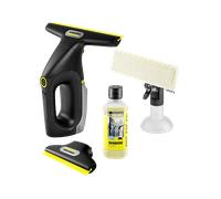 KÄRCHER lavavetri a batteria WV 3 Comfort Precision+ Black, autonomia: 35 min, serbatoio XXL: 200 ml, 2 labbra di aspirazione, flacone spray, gancio per doccia, 500 ml detergente per vetri