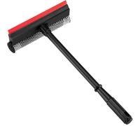 Lavavetri professionale 2 in 1 da 20,6 cm con manico lungo 40,6 cm, lavavetri per auto, casa, auto, vetri, doccia, pulizia esterna dei finestrini alti