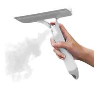 Lavavetri spray per la pulizia dei vetri, strumento per la pulizia dei vetri del bagno, spazzola spray per specchi, spazzola per porta della doccia con ugello integrato, spatola ecologica per vetri