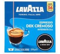 36 Capsule Caffè Originali Lavazza A Modo Mio DEK CREMOSO