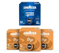 Lavazza, 90 Capsule Caffè A Modo Mio Gusti Assortiti | Capsule Caffè Orzo x 36, Crema e Gusto Risveglio Classico x 54, Ideali per Caffè Espresso e Cappuccino