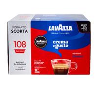 LAVAZZA 8235 Lavazza Crema e Gusto 108 pz Capsule originali caffÃ¨ per macchine da caffe a Modo Mio