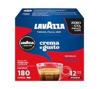 Lavazza, A Modo Mio Crema e Gusto Classico, 180 Capsule Caffè, per un Espresso con Note di Cioccolato e Frutta Secca, Arabica e Robusta, Intensità 12/13, Tostatura Media, 5 Confezioni da 36 Capsule