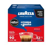 Lavazza, A Modo Mio Crema e Gusto Classico, 90 Capsule Caffè, per un Espresso con Note di Cioccolato e Frutta Secca, Arabica e Robusta, Intensità 12/13, Tostatura Media, Confezione da 36 e 54 Capsule