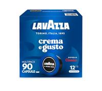 Lavazza, A Modo Mio Crema e Gusto Classico, 90 Capsule Caffè, per un Espresso con Note di Cioccolato e Frutta Secca, Arabica e Robusta, Intensità 12/13, Tostatura Media, Confezione da 36 e 54 Capsule