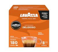 Lavazza A Modo Mio Espresso Delizioso, 180 Capsule Caffè, per un Espresso con Note Aromatiche di Fiori, 100% Arabica, Intensità 8/13, Tostatura Media, 5 Confezioni da 36 Capsule