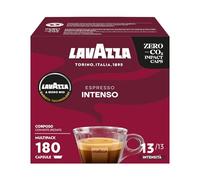 Lavazza A Modo Mio Espresso Intenso, 180 Capsule Caffè, per un Espresso con Note Aromatiche di Cacao e Spezie, Arabica e Robusta, Intensità 13/13, Tostatura Media, 5 Confezioni da 36 Capsule