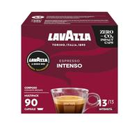 Lavazza A Modo Mio Espresso Intenso, 90 Capsule Caffè, per un Espresso con Note Aromatiche di Cacao e Spezie, Arabica e Robusta, Intensità 13/13, Tostatura Media, Confezione da 36 e 54 Capsule