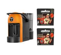 Lavazza, A Modo Mio Macchina Caffè Jolie Evo Jannik Sinner, Arancione | con 72 Capsule Caffè A Modo Mio Sinner, Griglia Poggia Tazza Rimovibile, Spegnimento Automatico, 1250 W, 220-240 V, 50/60 Hz