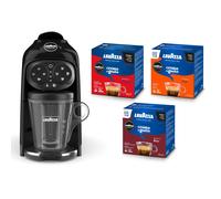 Lavazza A Modo Mio Macchina per Caffè Deséa Black con 88 Capsule Crema e Gusto