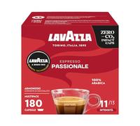Lavazza, A Modo Mio Passionale, 180 Capsule Caffè, per un Espresso con Note di Caramello e Cioccolato, 100% Arabica, Intensità 11/13, Tostatura Scura, 5 Confezioni da 36 Capsule
