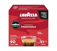 Lavazza, A Modo Mio Passionale, 90 Capsule Caffè, per un Espresso con Note di Caramello e Cioccolato, 100% Arabica, Intensità 11/13, Tostatura Scura, Confezione da 36 e 54 Capsule