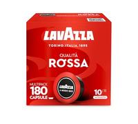 Lavazza A Modo Mio Qualità Rossa, 180 Capsule Caffè, per un Espresso con Note Aromatiche di Cioccolato e Frutta Secca, Arabica e Robusta, Intensità 10/13, Tostatura Media, 5 Confezioni da 36 Capsule
