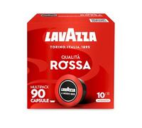 Lavazza, A Modo Mio Qualità Rossa, 90 Capsule Caffè | con Note Aromatiche di Cioccolato e Frutta Secca, Arabica e Robusta, Intensità 10/13, Tostatura Media