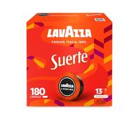 Lavazza, A Modo Mio Suerte, 180 Capsule Caffè, con Note di Cacao e Tabacco, Robusta, Intensità 13/13, Tostatura Scura, 5 Confezioni da 36 Capsule