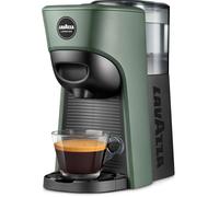 Macchina da Caff Espresso Automatica A Modo Mio Tiny Eco Serbatoio 0.6 Lt Potenza 1450 Watt Colore Nero / Verde Salvia
