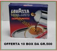 LAVAZZA CAFFE 5-KG CREMA & GUSTO CLASSICO 10 CONFEZIONI DA GR.500 2BZB6