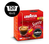 Lavazza Caffè in Capsula, Espresso Suerte, 120 Capsule, Dark Roast, Macchina per Caffè Espresso, Capsula, 120 Unità