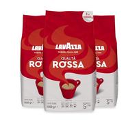 Lavazza Caffè Qualità Rossa, Caffè in Grani, 3 Confezioni, 3 x 1000g