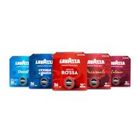 Lavazza, Capsule Caffè Gusti Assortiti, 180 Capsule A Modo Mio, Crema e Gusto x 36, Qualità Rossa x 36, Passionale x 36, Intenso x 36, Decaf x 36, Ideali per Caffè Espresso, Decaffeinato e Cappuccino