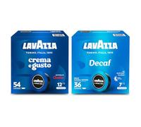 Lavazza, Capsule Caffè Gusti Assortiti, 90 Capsule A Modo Mio, Crema e Gusto x 54, Decaf x 36, Ideali per Caffè Espresso, Decaffeinato e Cappuccino