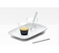 LAVAZZA C'EST JOLIE SELETTI SET CAFFÈ x 2 ESPRESSO 5 PEZZI BIANCO tête à tête