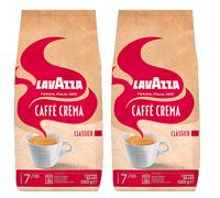 Lavazza Crema Classico 2x 1KG Chicchi Potenza 7/10 Rotondo & Intenso Aroma