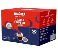 Lavazza Crema e Gusto 50 Cialde Caffè ESE 44mm Miscela Arabica e Robusta Intensità 8